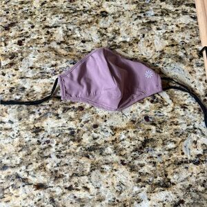 Purple Face Mask with Adjustable Straps